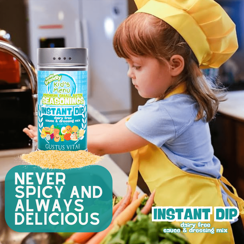 Kid’s Menu: Instant Dip: Dairy-Free Sauce & Dressing Mix-3