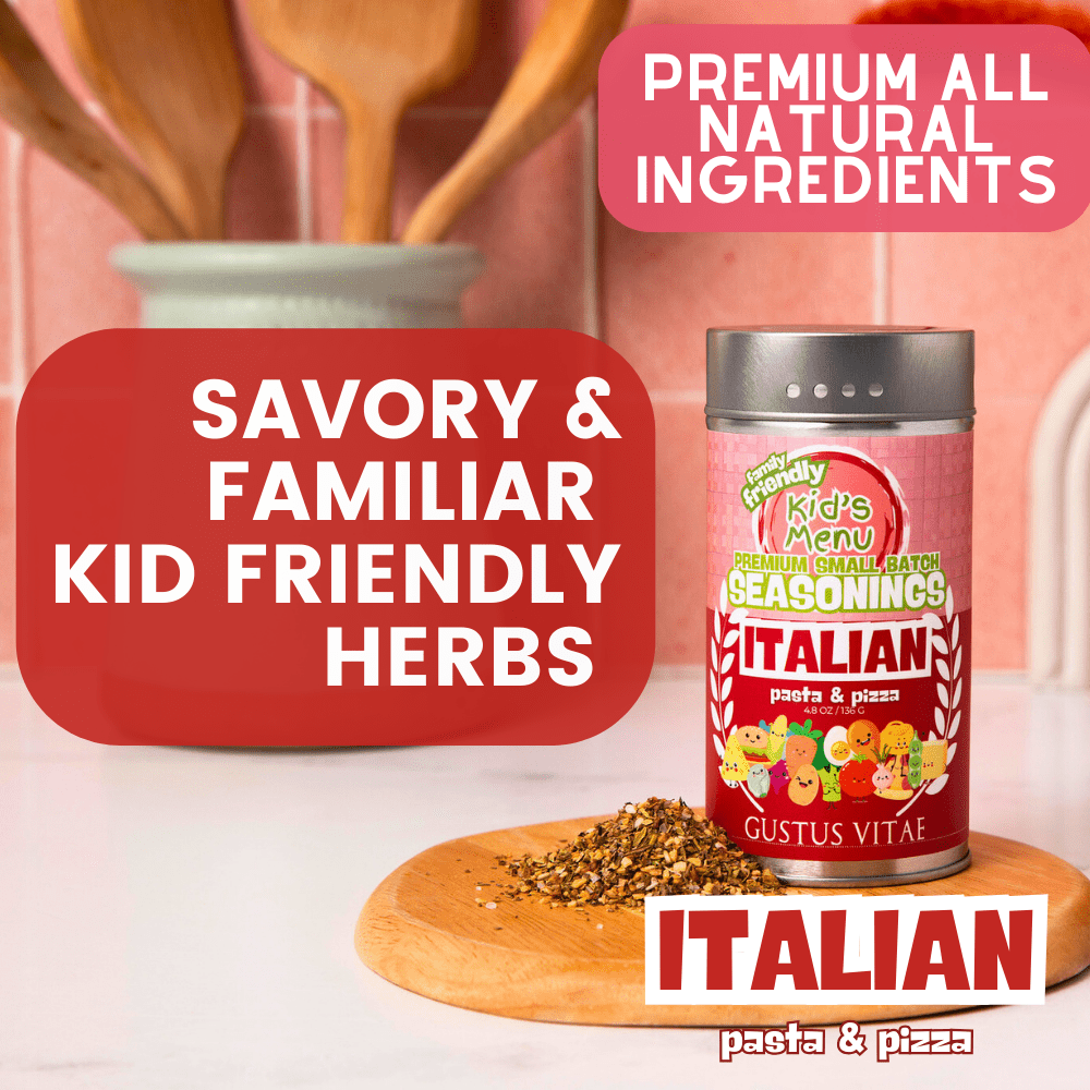 Kid’s Menu: Italian: Pasta & Pizza Seasoning-1