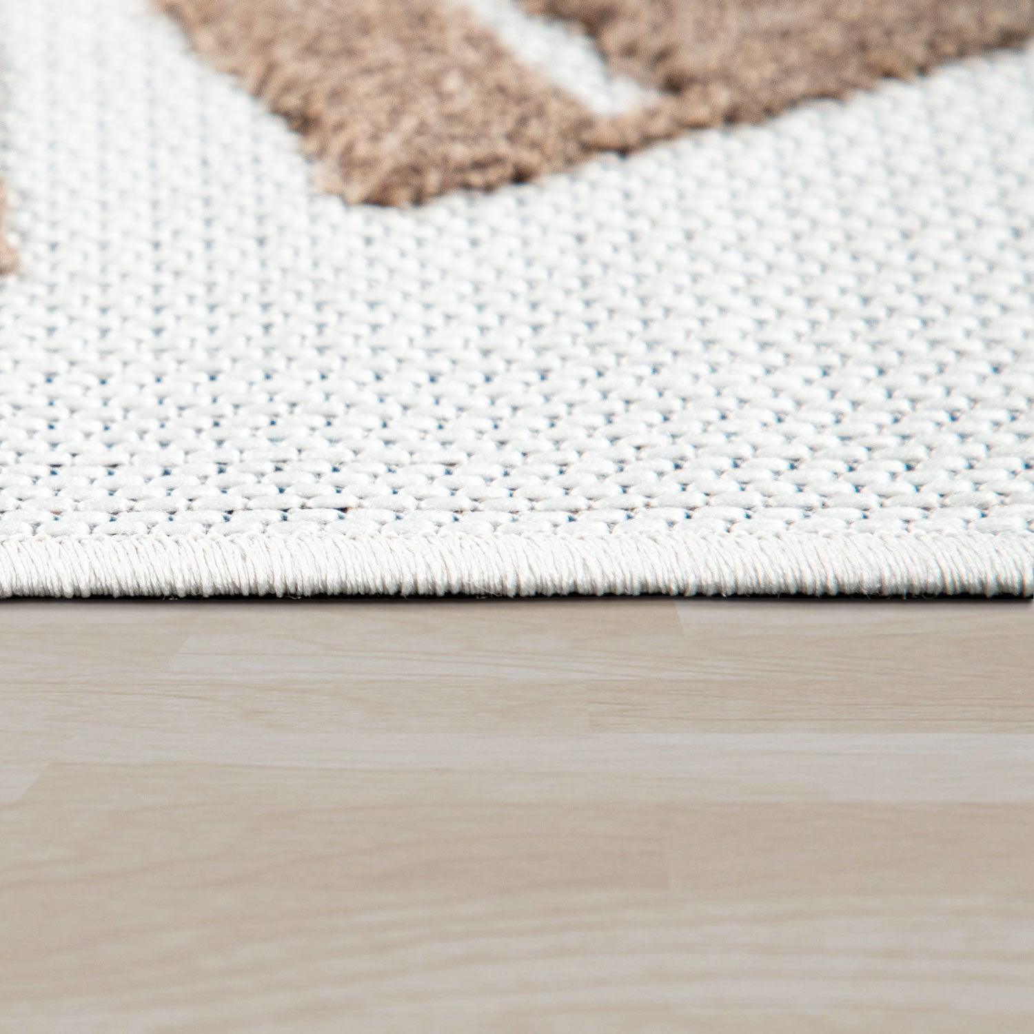 Kids Rug Tweet Happy Lion Play-Mat in Beige-4