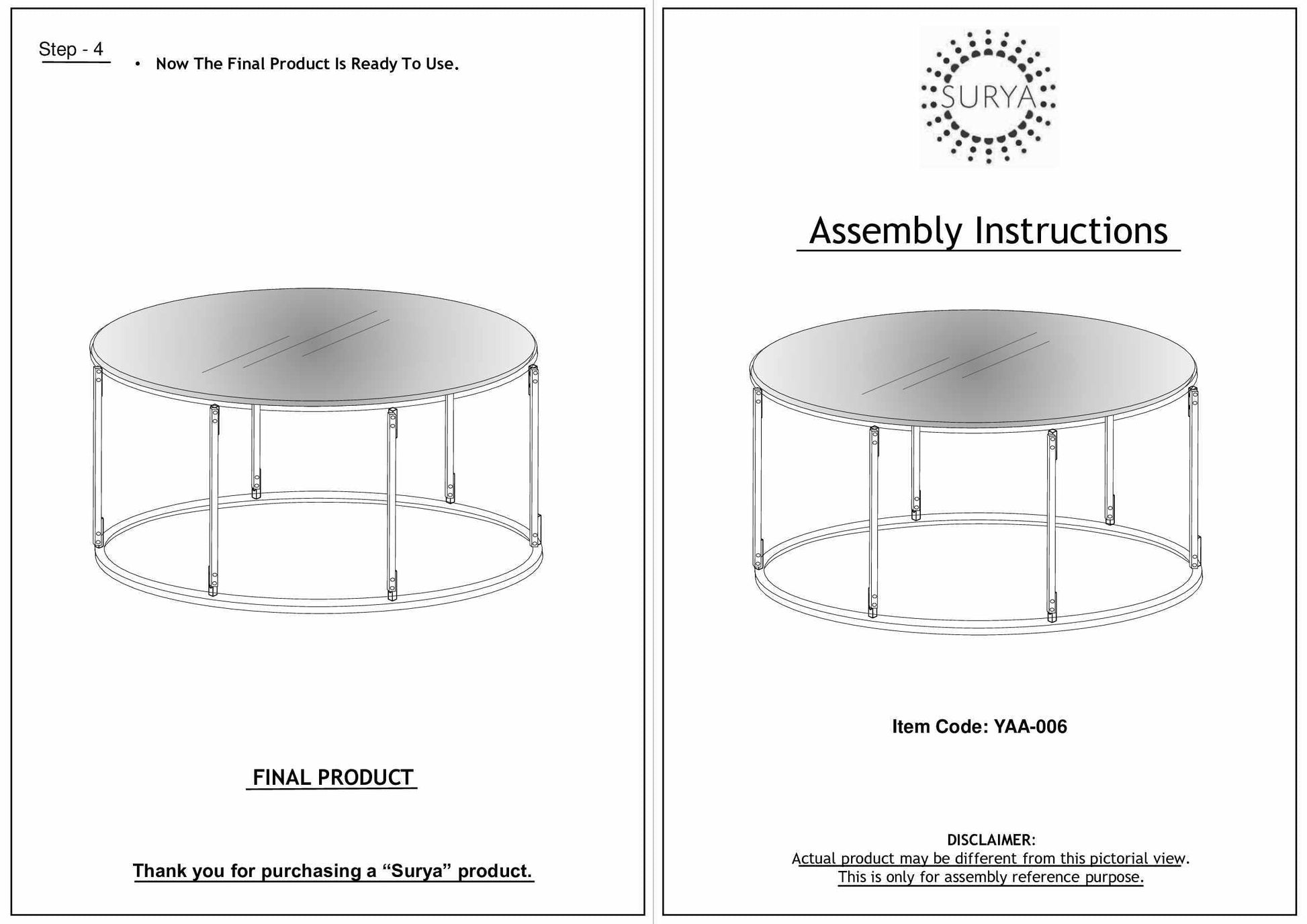 Kiku Coffee Table - Clearance-1