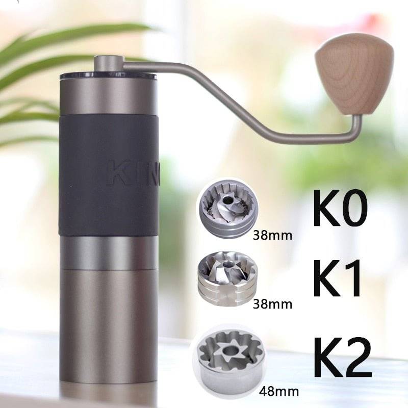 StepUP Coffee Manual Coffee Grinder Portable Mill – 38 mm & 48 mm Stainless Steel Burrs-0