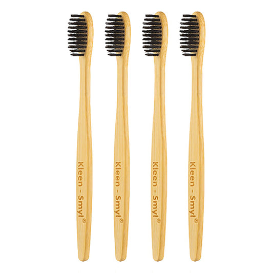 Kleen-Smyl Natural Bamboo Toothbrush 4pk-0