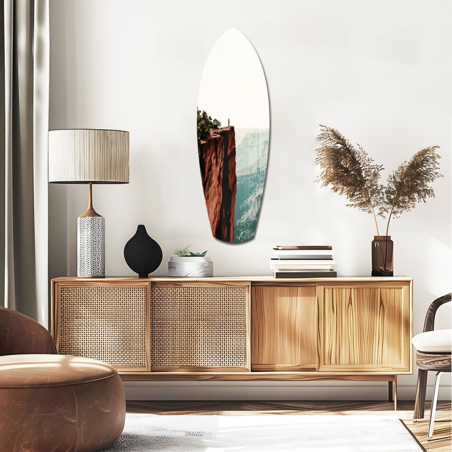 Solitude Glass Wall Art