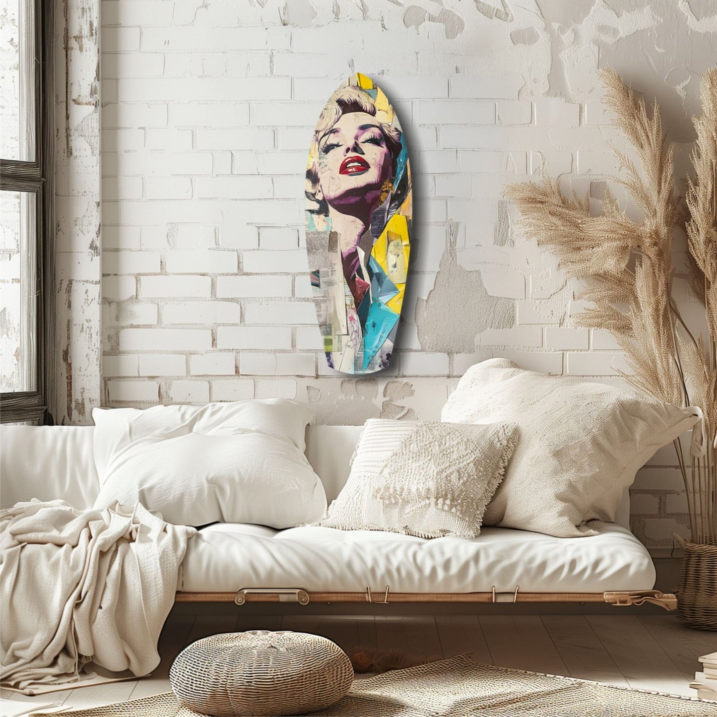 Marilyn Monroe Glass Wall Art