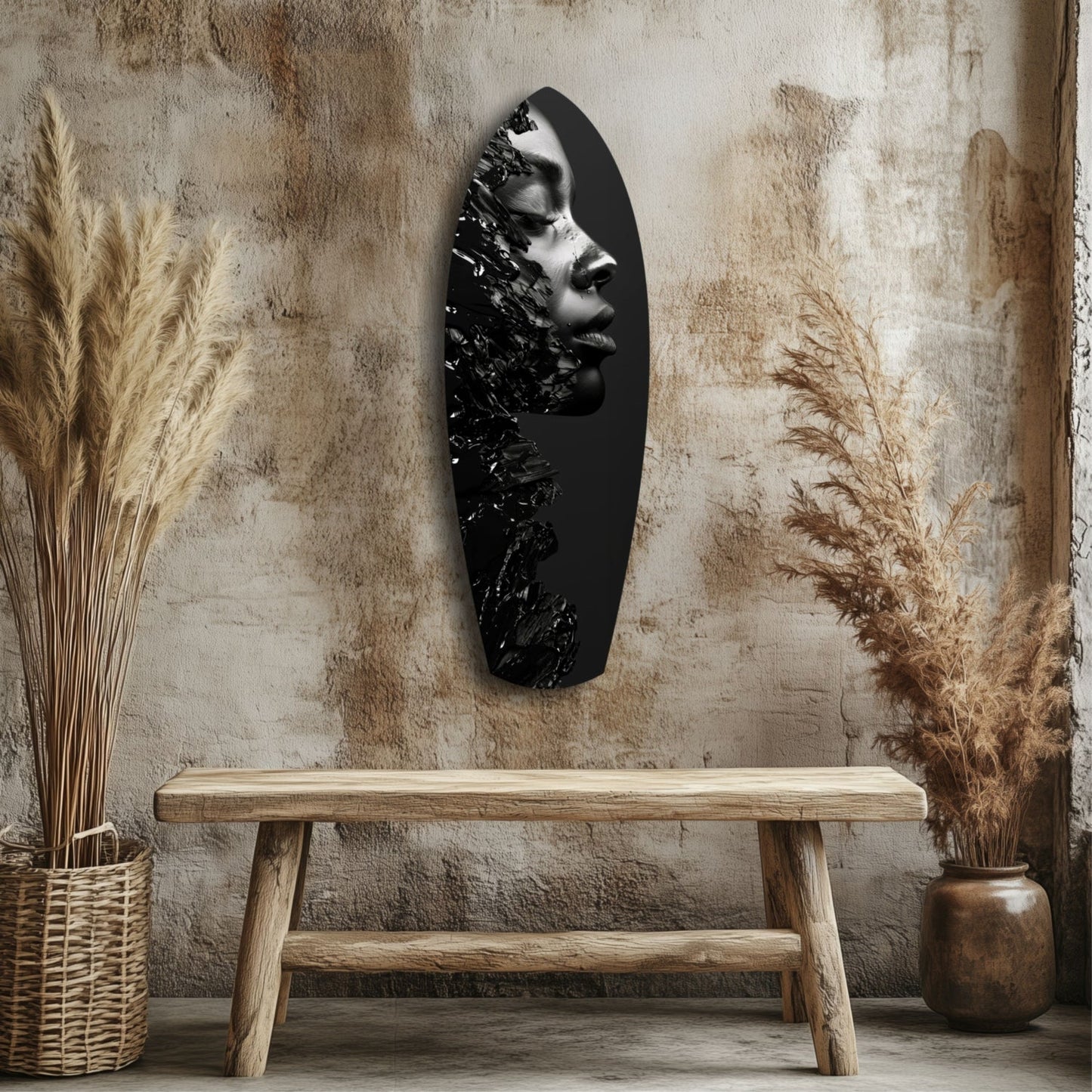 Woman Glass Wall Art