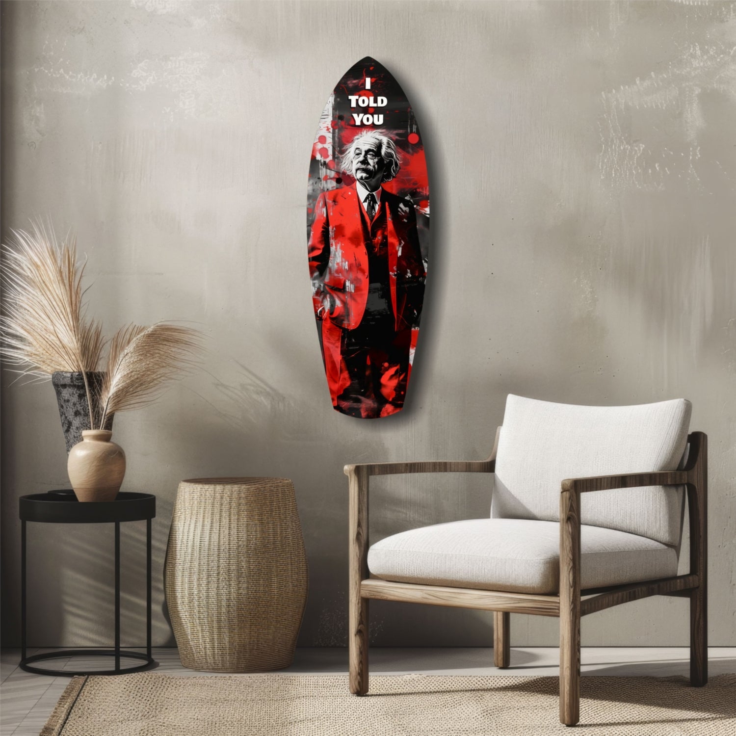 I Told You Glass Wall Art-4