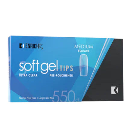 Kupa - Gelfinity EnrichRx Soft Gel Tips Square Medium, 550pc-2