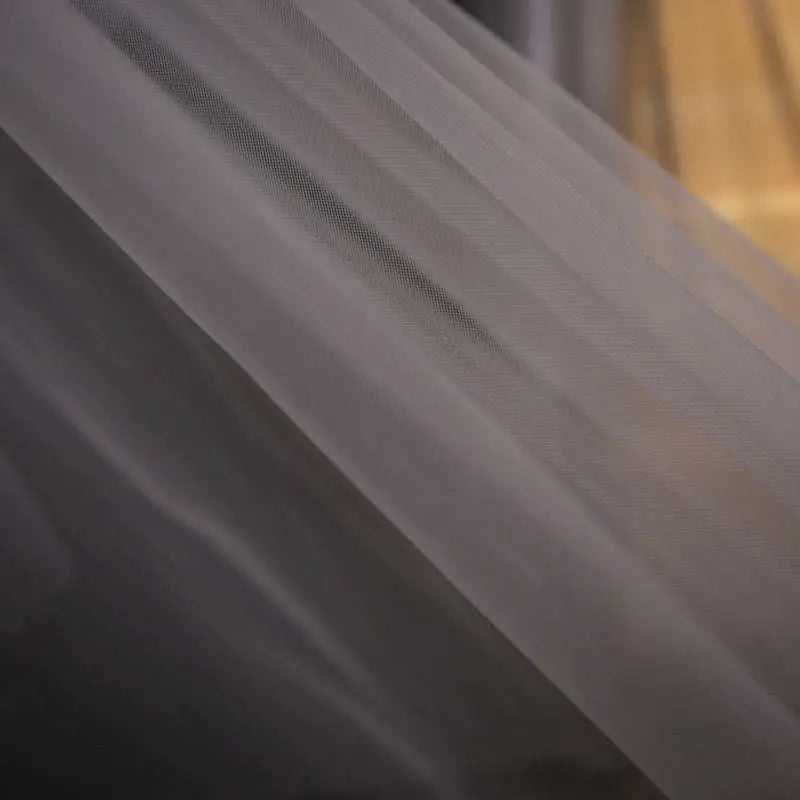 Lace Wedding Dress Trailing Floral Bridal Veil