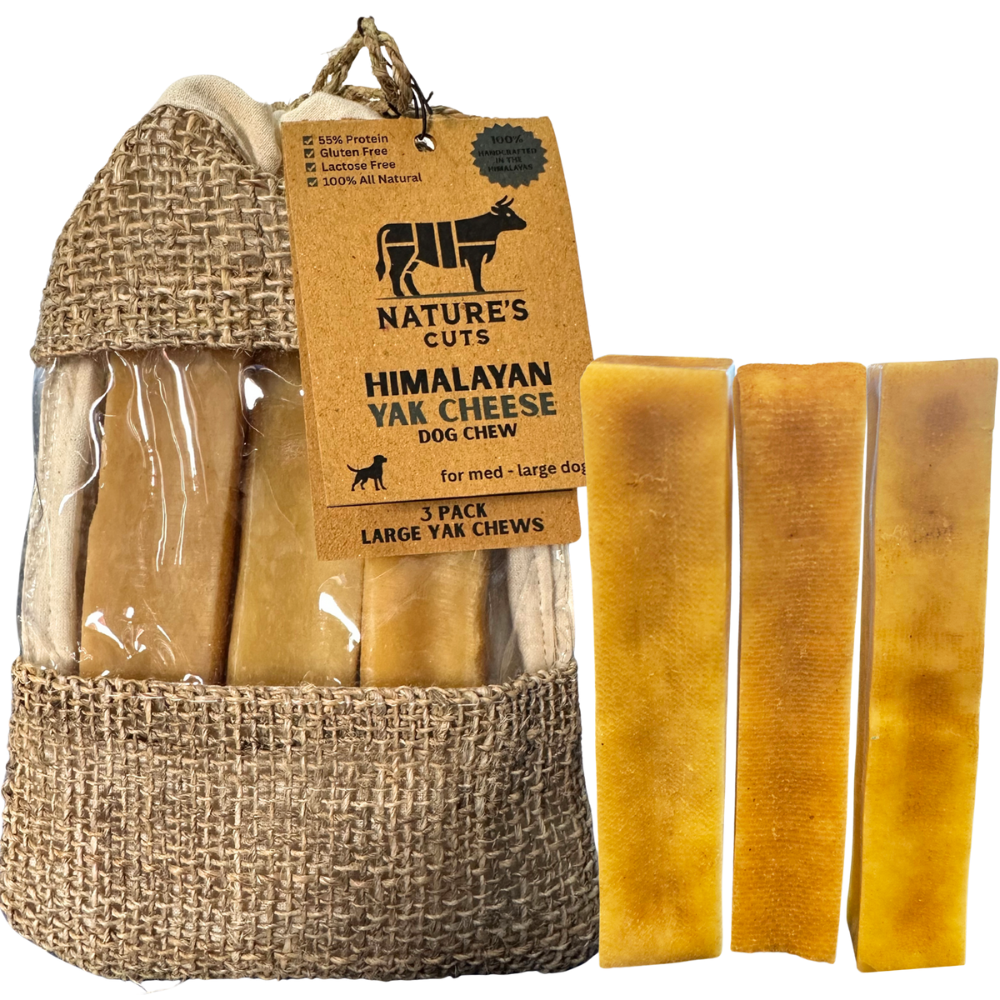 Large Yak Cheese (3 Pack) in Hand Woven Bag-0