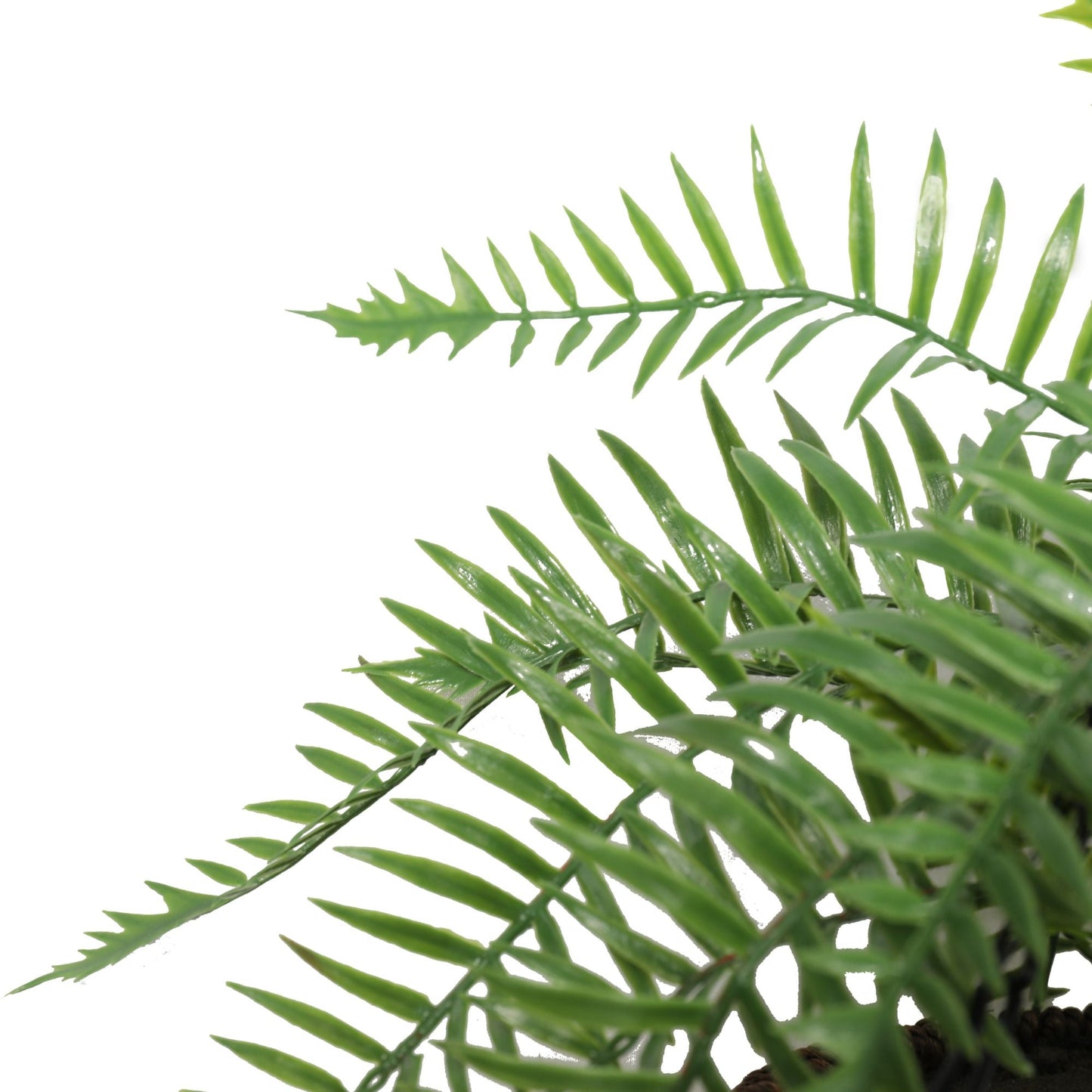 Large Artificial Hanging Basket (Fern Hanging Basket)-1