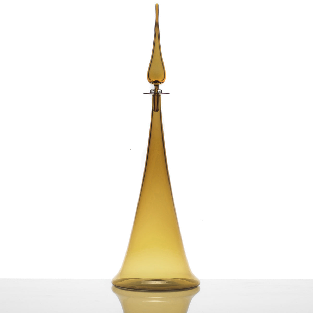 Large Fluted Cone Decanter