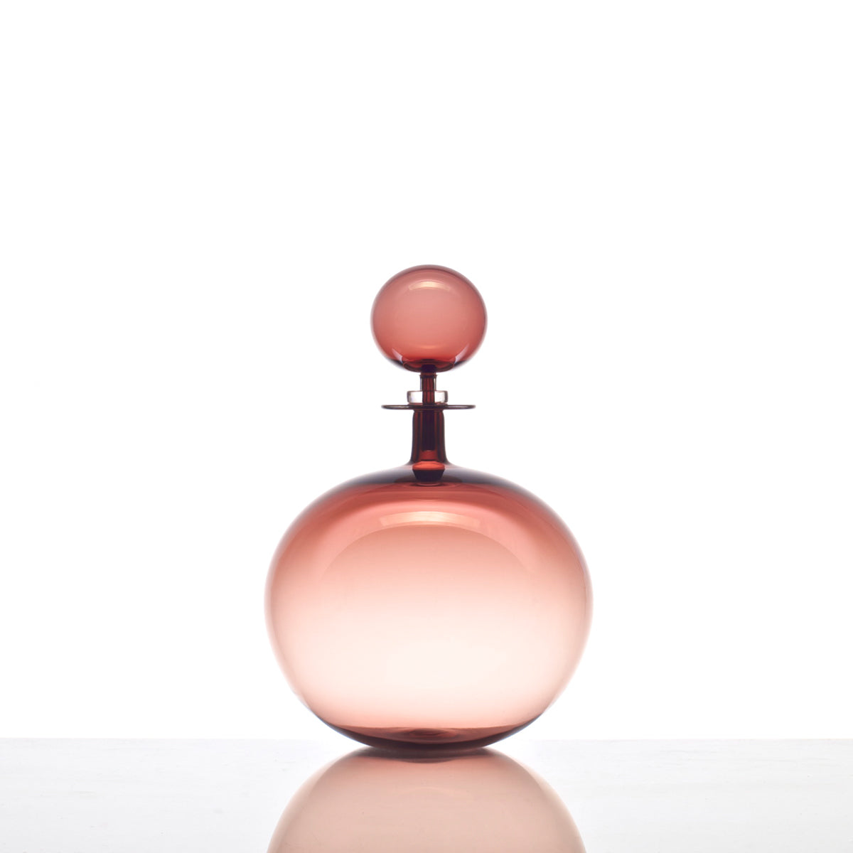 Large Low Round Decanter