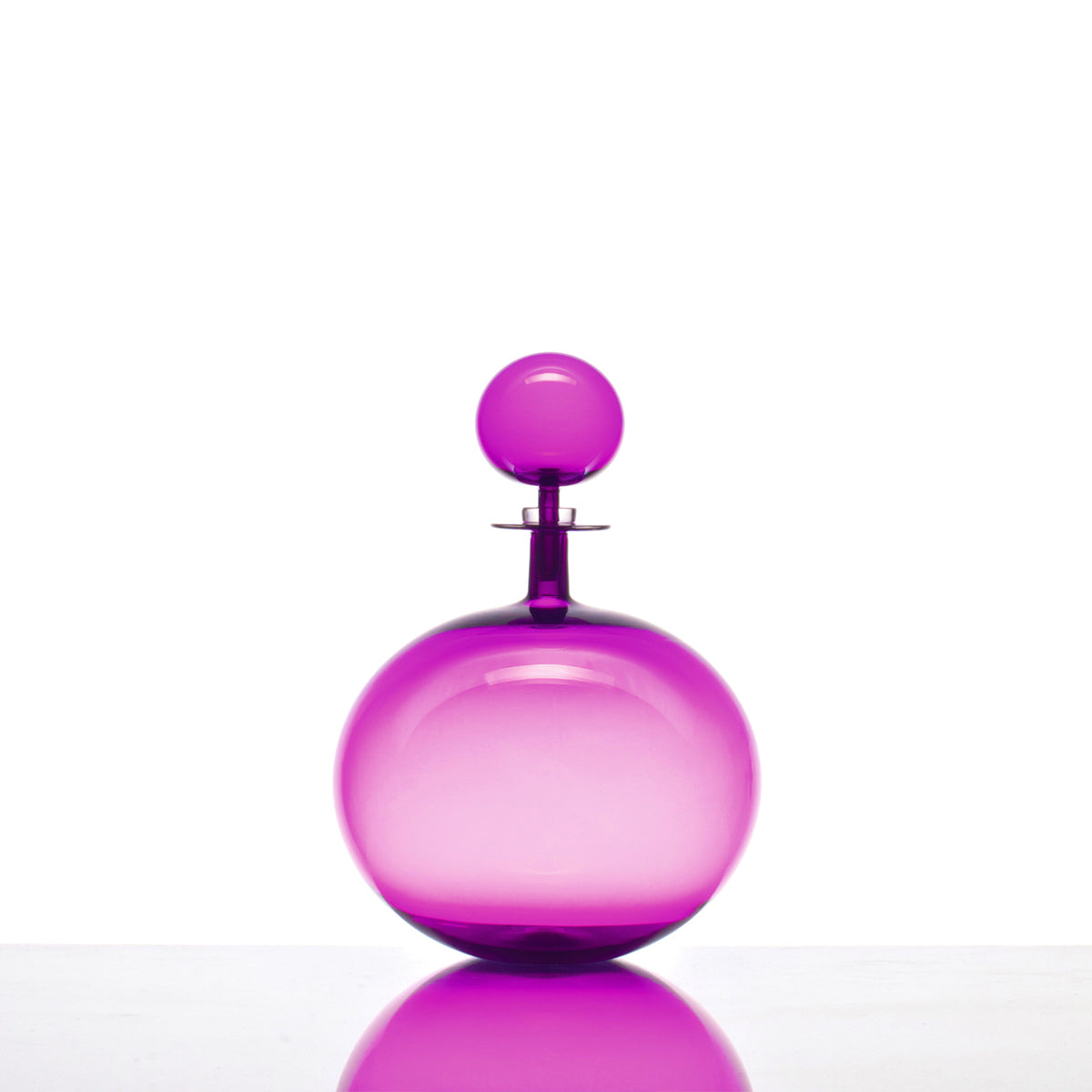 Large Low Round Decanter