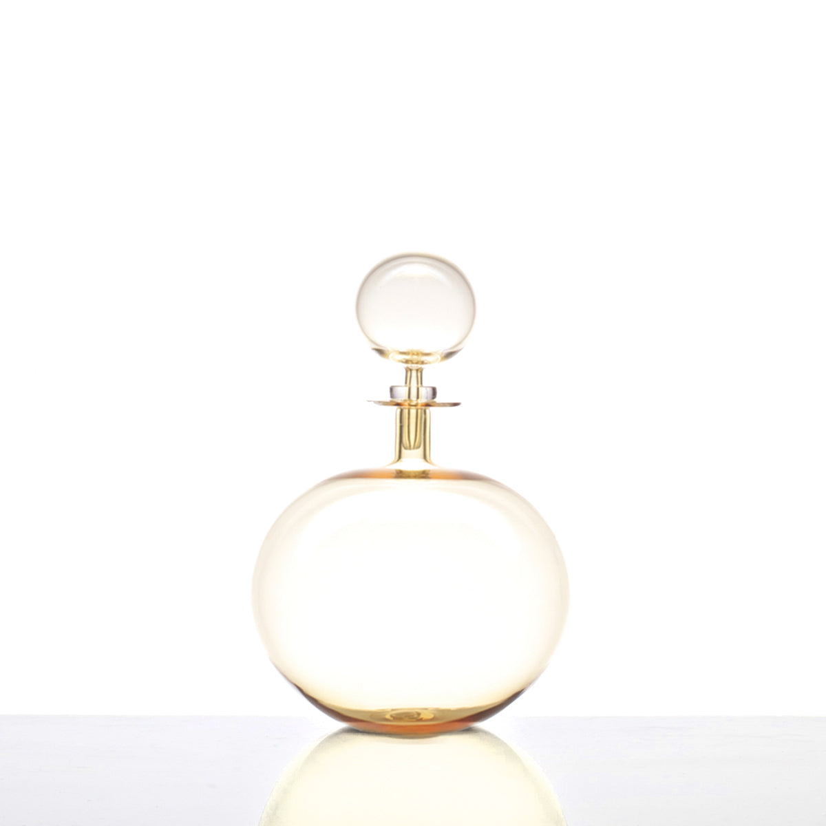 Large Low Round Decanter
