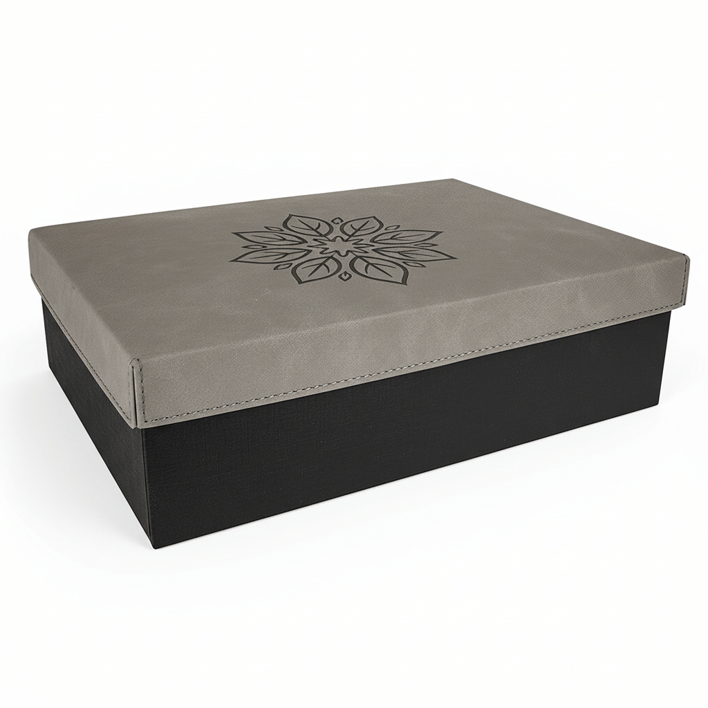 laserable leatherette gift box Lid Elevate your gift presentation-2