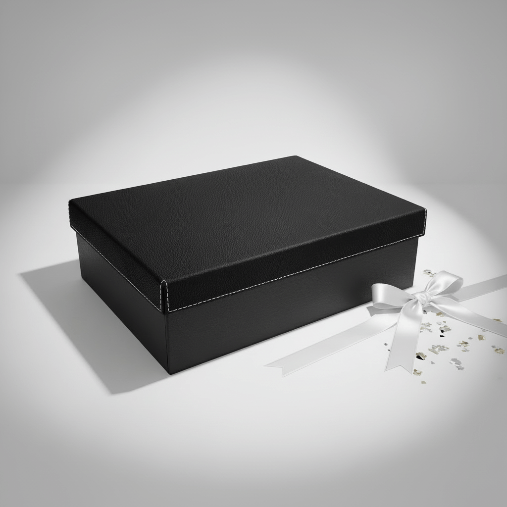 laserable leatherette gift box Lid Elevate your gift presentation-4