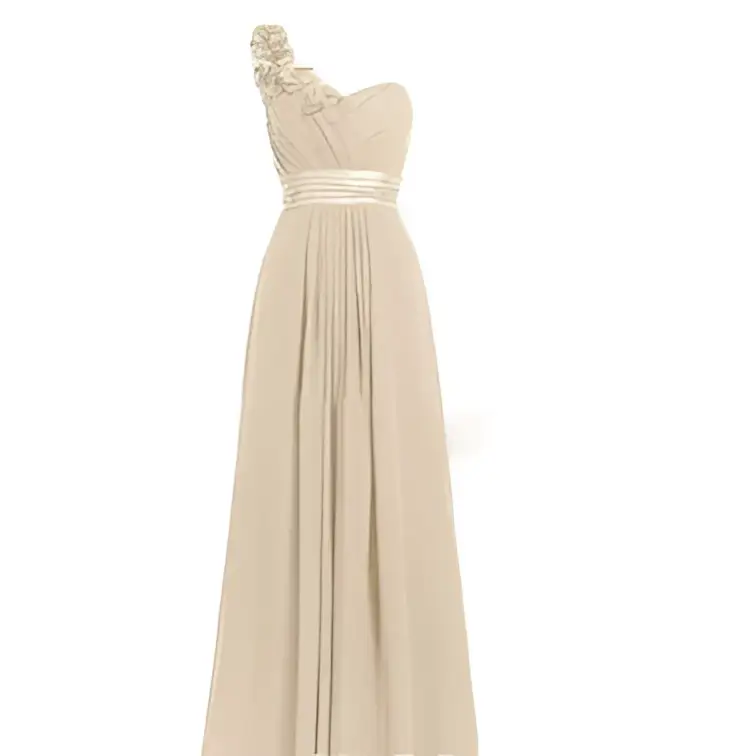 Lavender Multi Colored Slanted Neck Sleeveless Maxi Dress