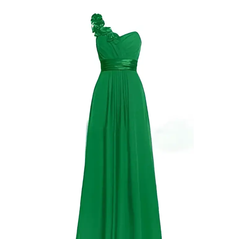 Lavender Multi Colored Slanted Neck Sleeveless Maxi Dress