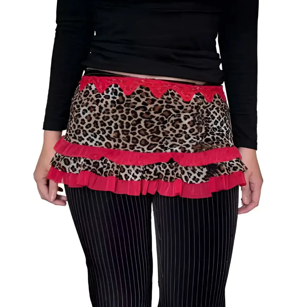 Leopard Print Sexy Hot Girl Skirt