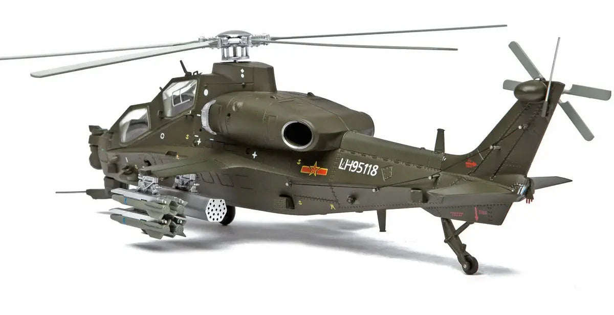 1:48 Military Model WZ-10 Armed Helicopter Toy