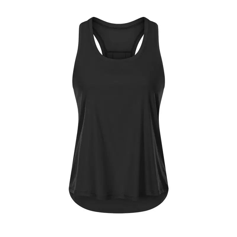Light Blue Nude Sleeveless Yoga Uniform Blouse