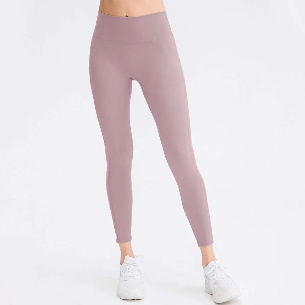 Light Blue Women Seamless High Waisted Yoga Pants