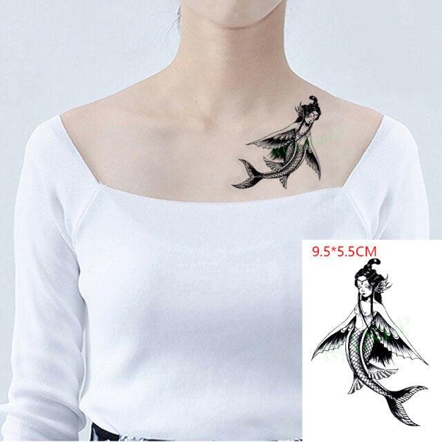 Lion King Temporary Tattoo Waterproof Black And Colorful Small Big Luxury Tattoo For Mens Womens