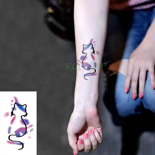 Lion King Temporary Tattoo Waterproof Black And Colorful Small Big Luxury Tattoo For Mens Womens