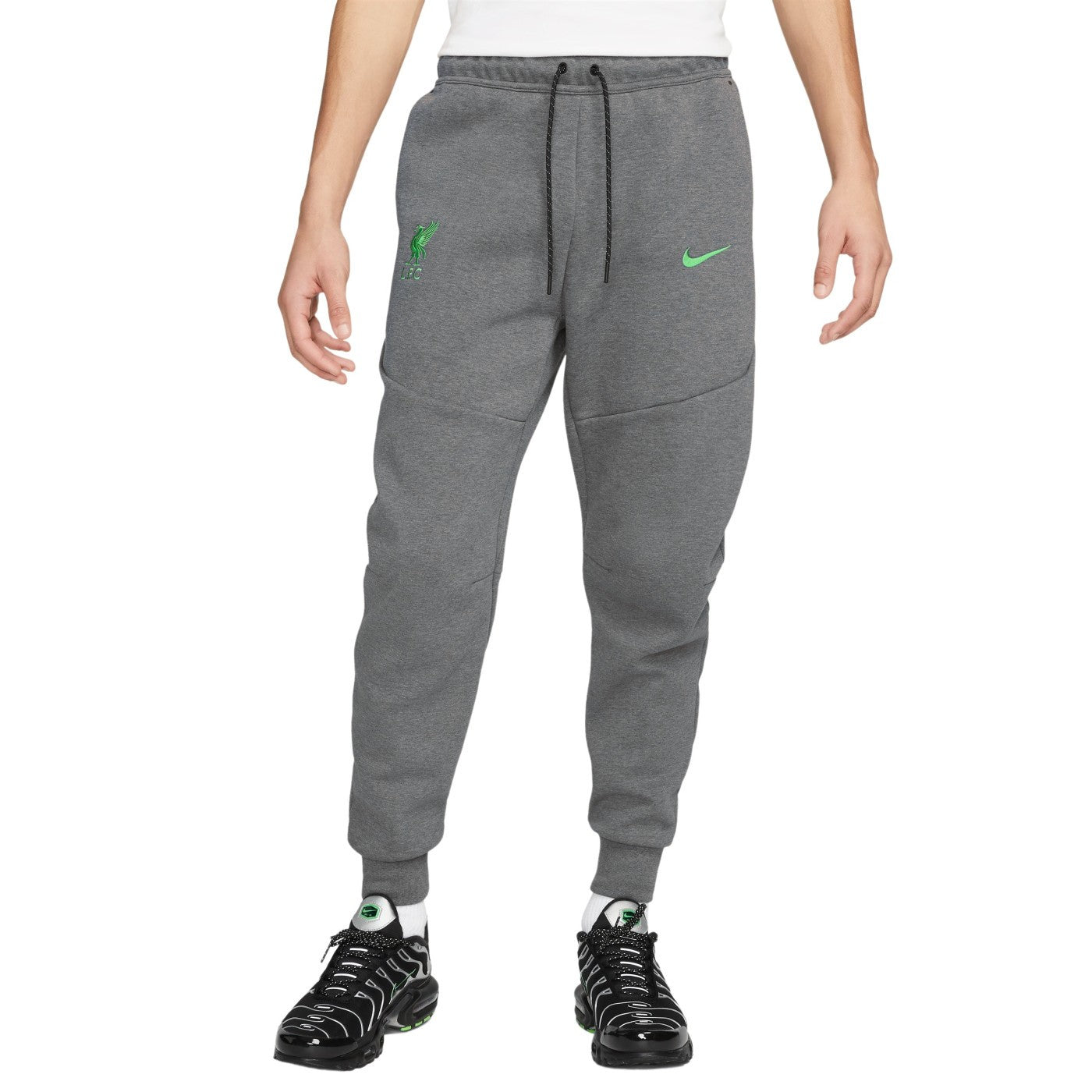 Liverpool FC grey Tech Fleece presentation pants 2023/24 - Nike-0