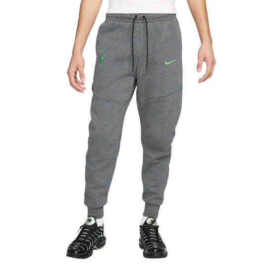 Liverpool FC grey Tech Fleece presentation pants 2023/24 - Nike-0