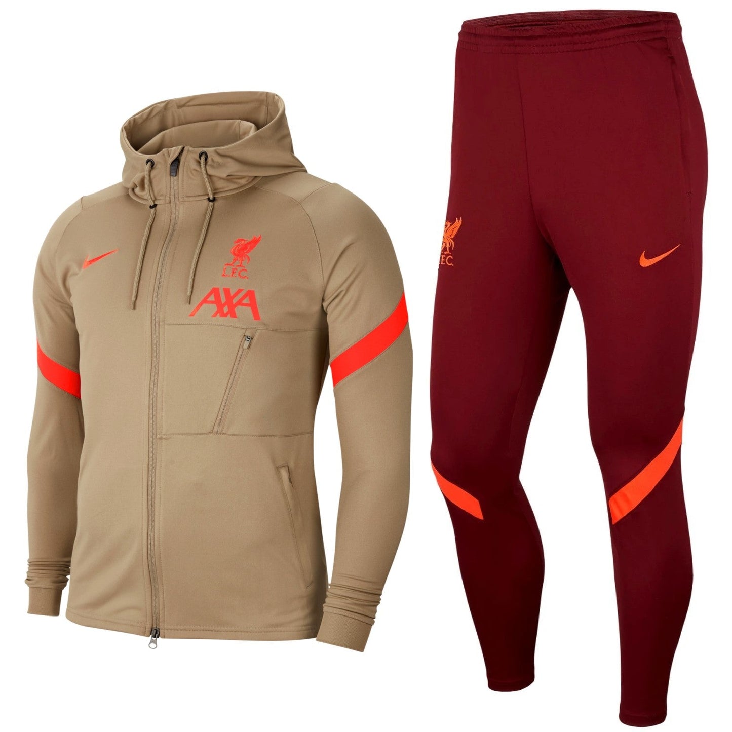Liverpool FC hooded presentation soccer tracksuit 2021/22 - Nike-0
