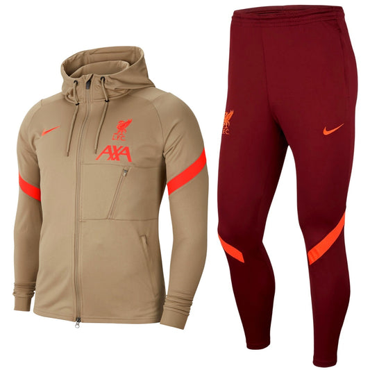 Liverpool FC hooded presentation soccer tracksuit 2021/22 - Nike-0