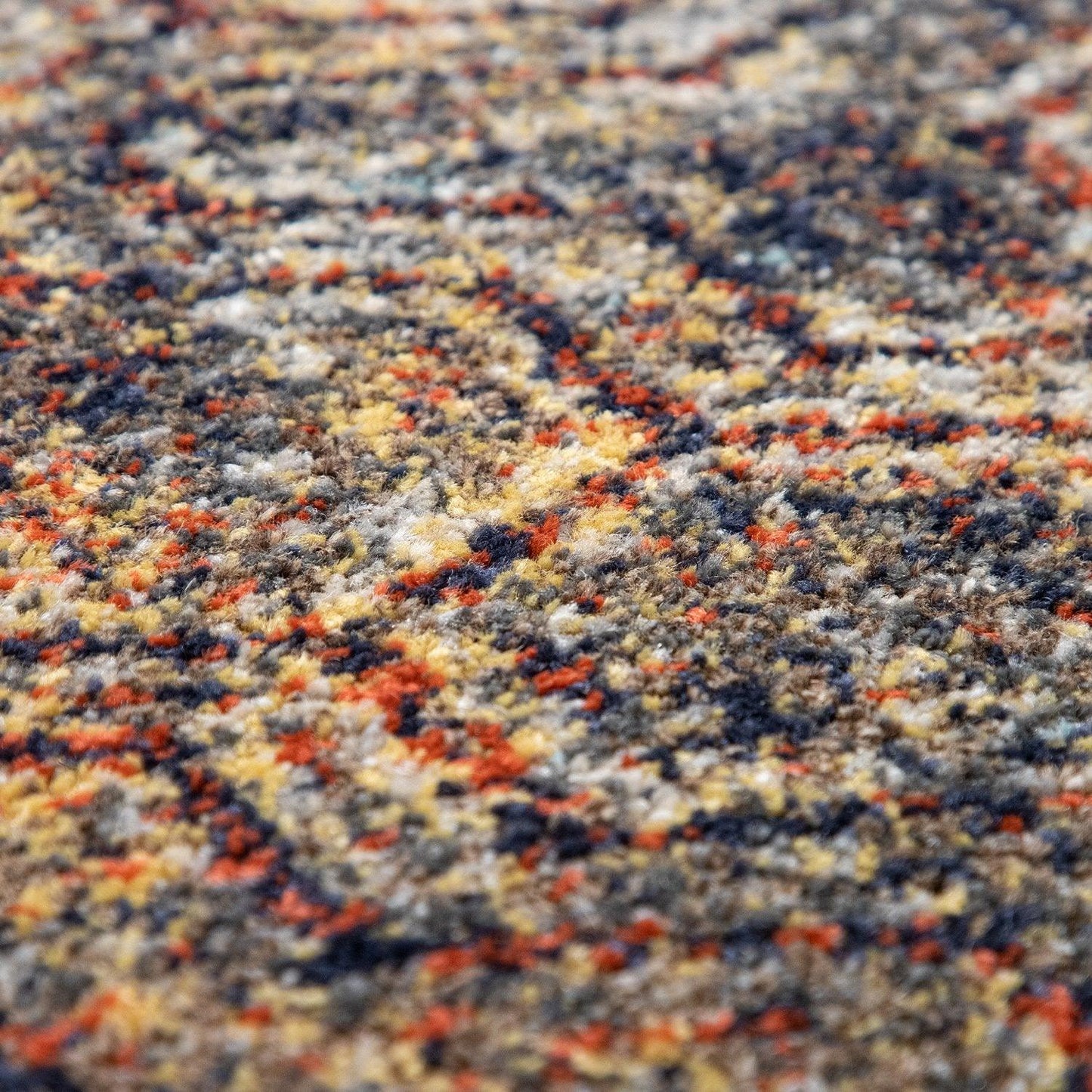 Living Room Rug Used Look industrial Style Multicolored-3