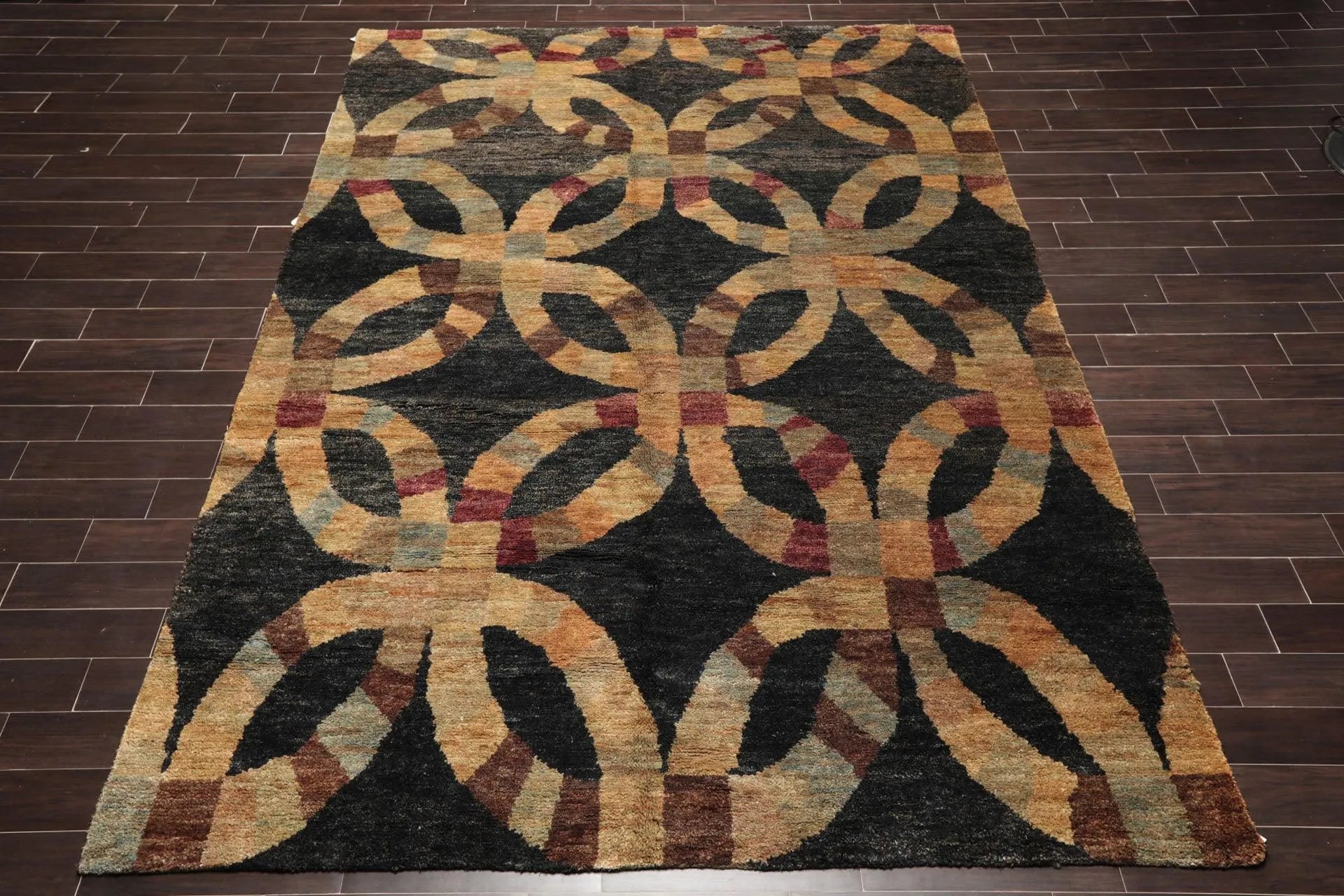 8' x 10' Hand Knotted 100% Jute Thick Pile Oriental Area Rug Modern Charcoal-1