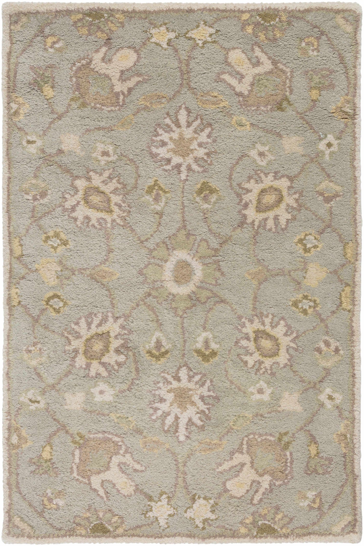 Logville Hand Tufted Light Olive 1121 Area Rug-5
