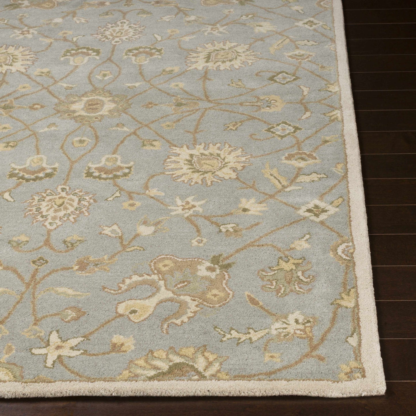 Logville Hand Tufted Light Olive 1121 Area Rug-3