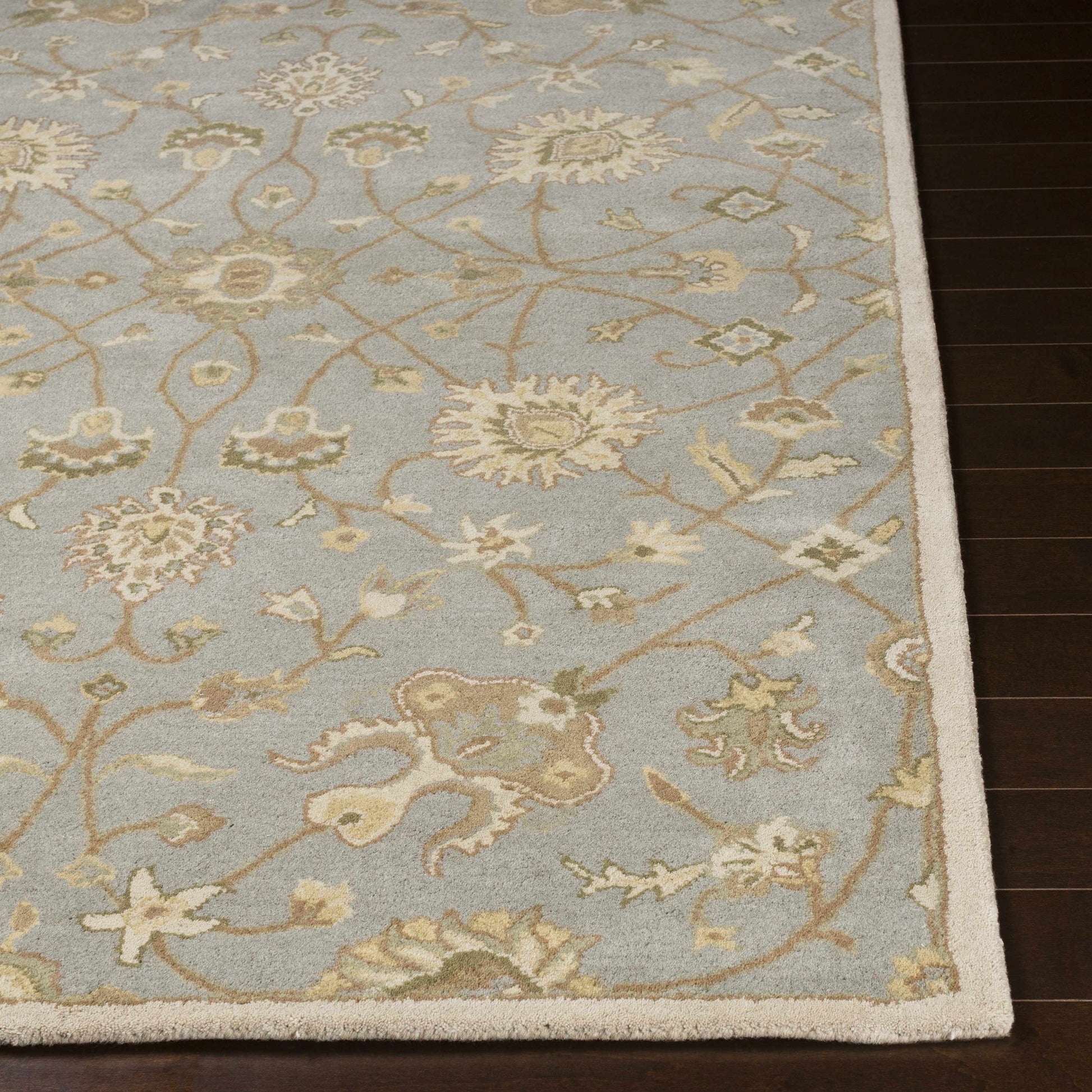 Logville Hand Tufted Light Olive 1121 Area Rug-3