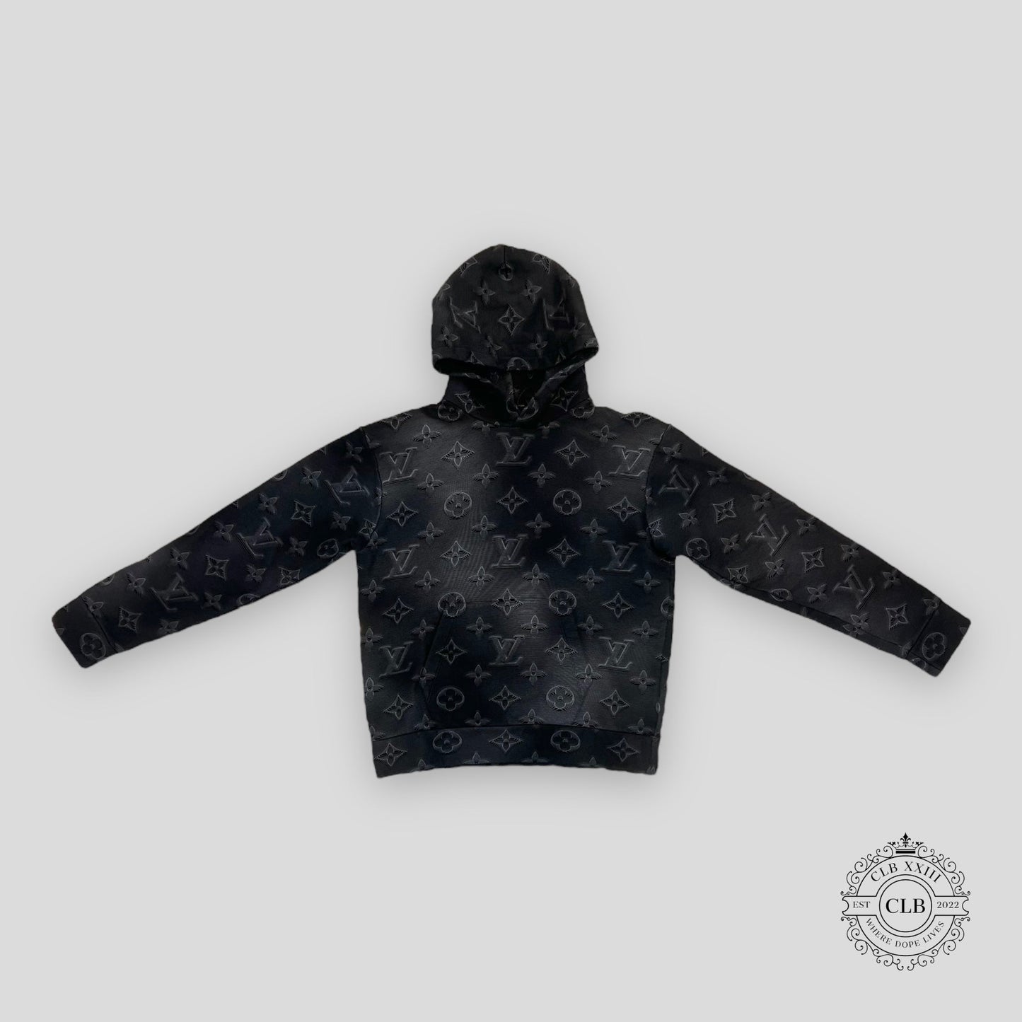 Louis Vuitton 2054 3D Monogram Hoodie in Grey