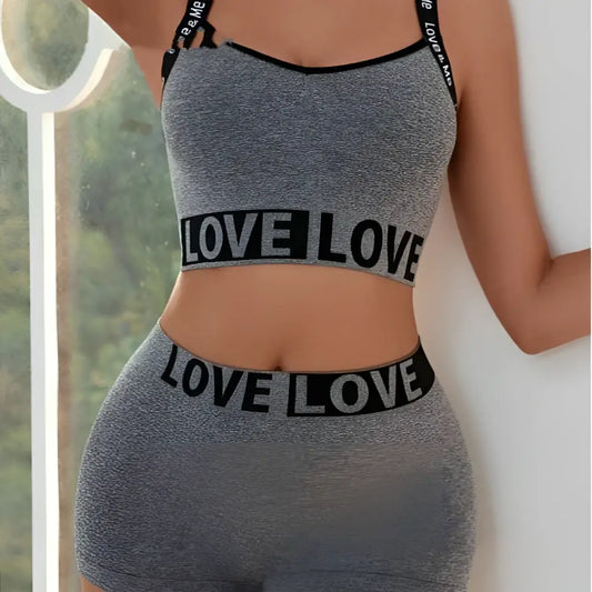 Love Letter Camisole and Leggings Set