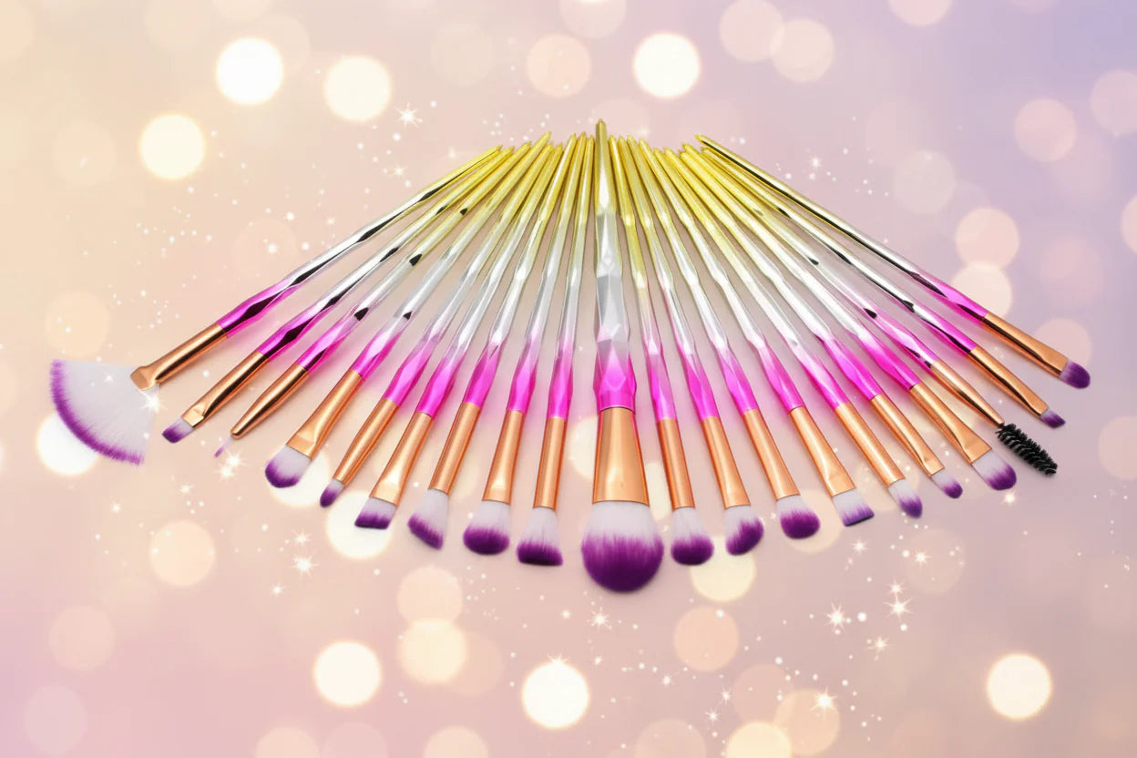 Diamond Handle 20-Piece Eye Brush Set