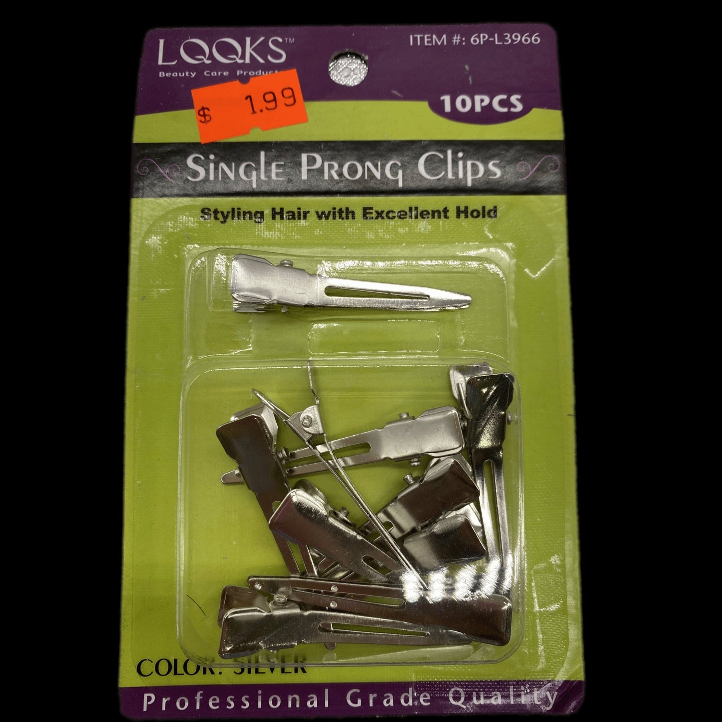 LQQKS Single Prong Clips 10PCS