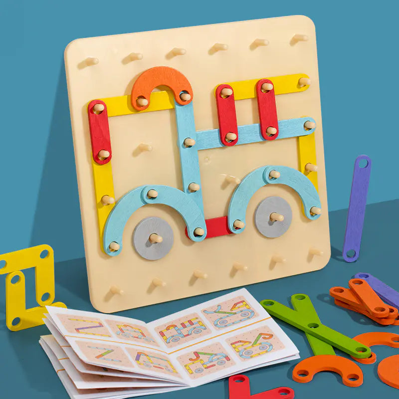 Montessori Cross-Border Letter and Number Building Blocks