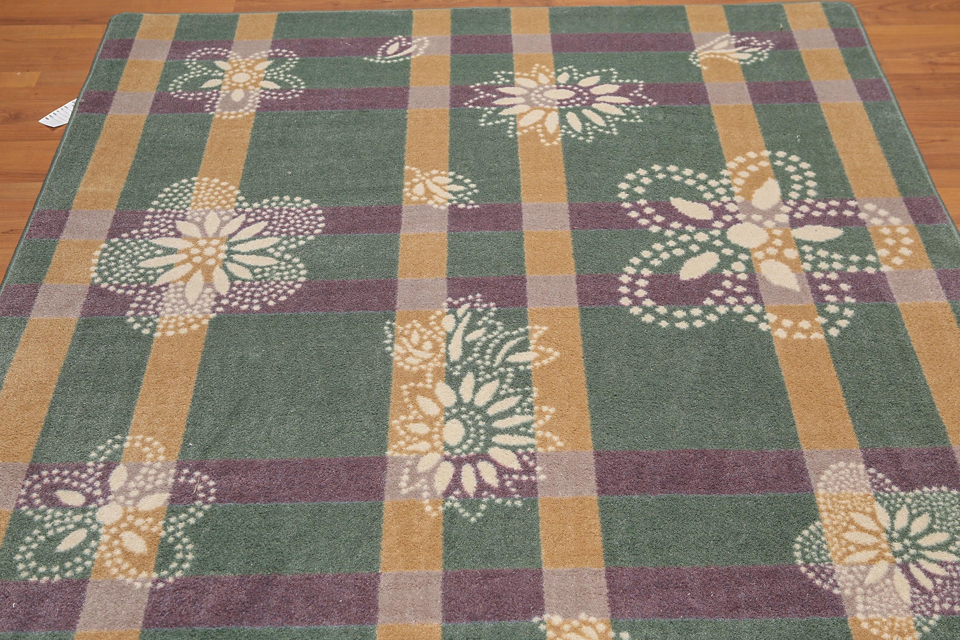 5'6" x 7'6" Modern 100% Nylon Full Pile Area Rug Aqua-3
