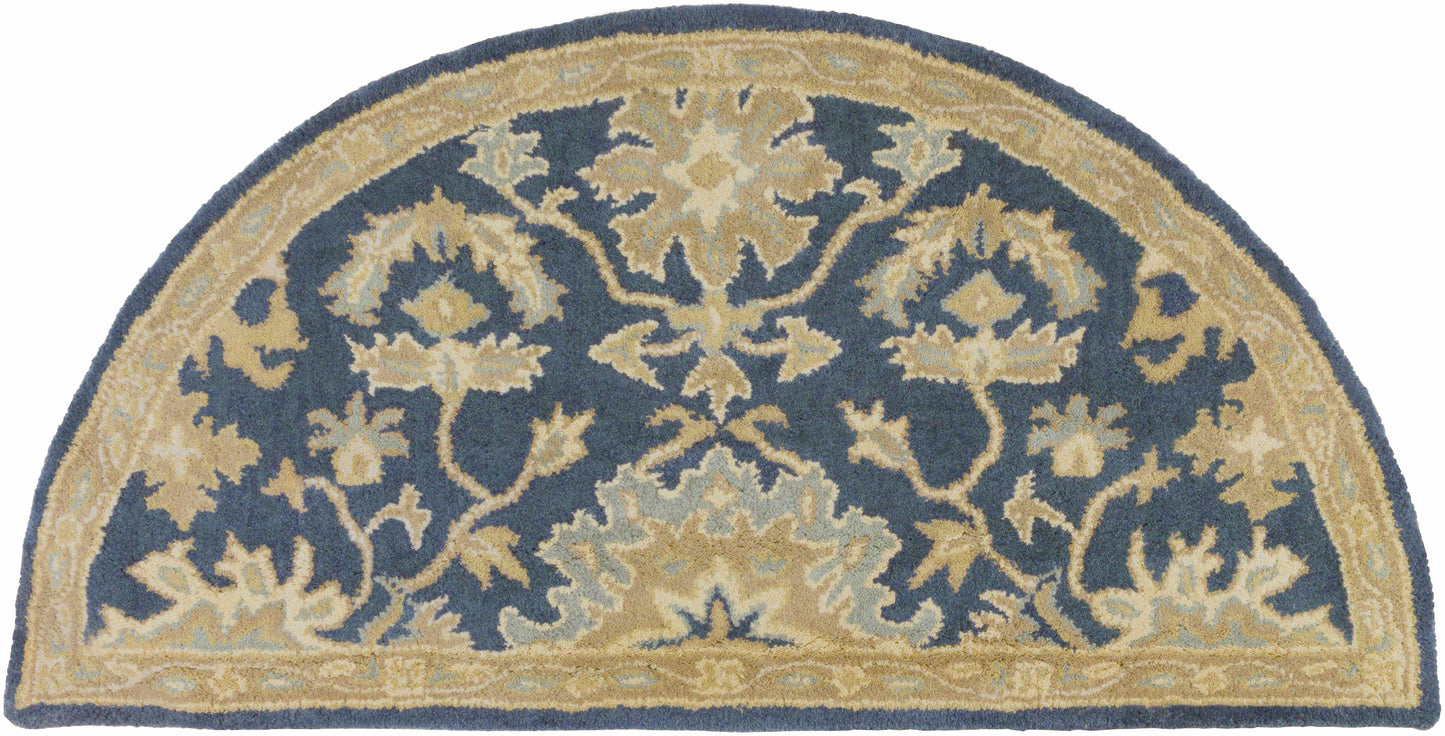 Broomfield 1145 Hand Tufted Blue Wool Rug-6