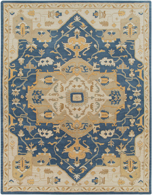 Broomfield 1145 Hand Tufted Blue Wool Rug-0