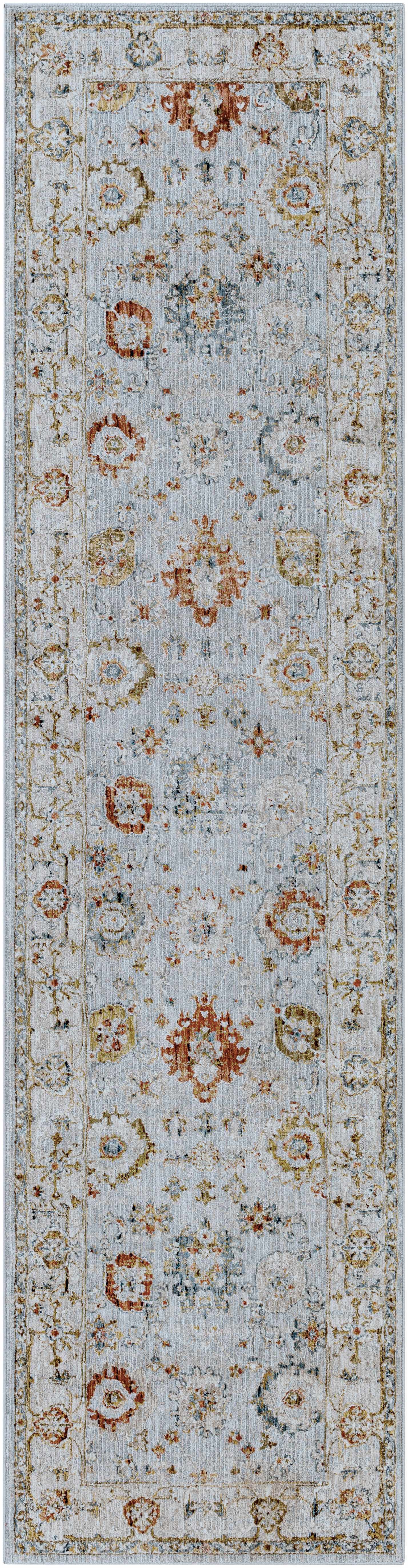 Luklukan Oushak Style Floral Rug-8