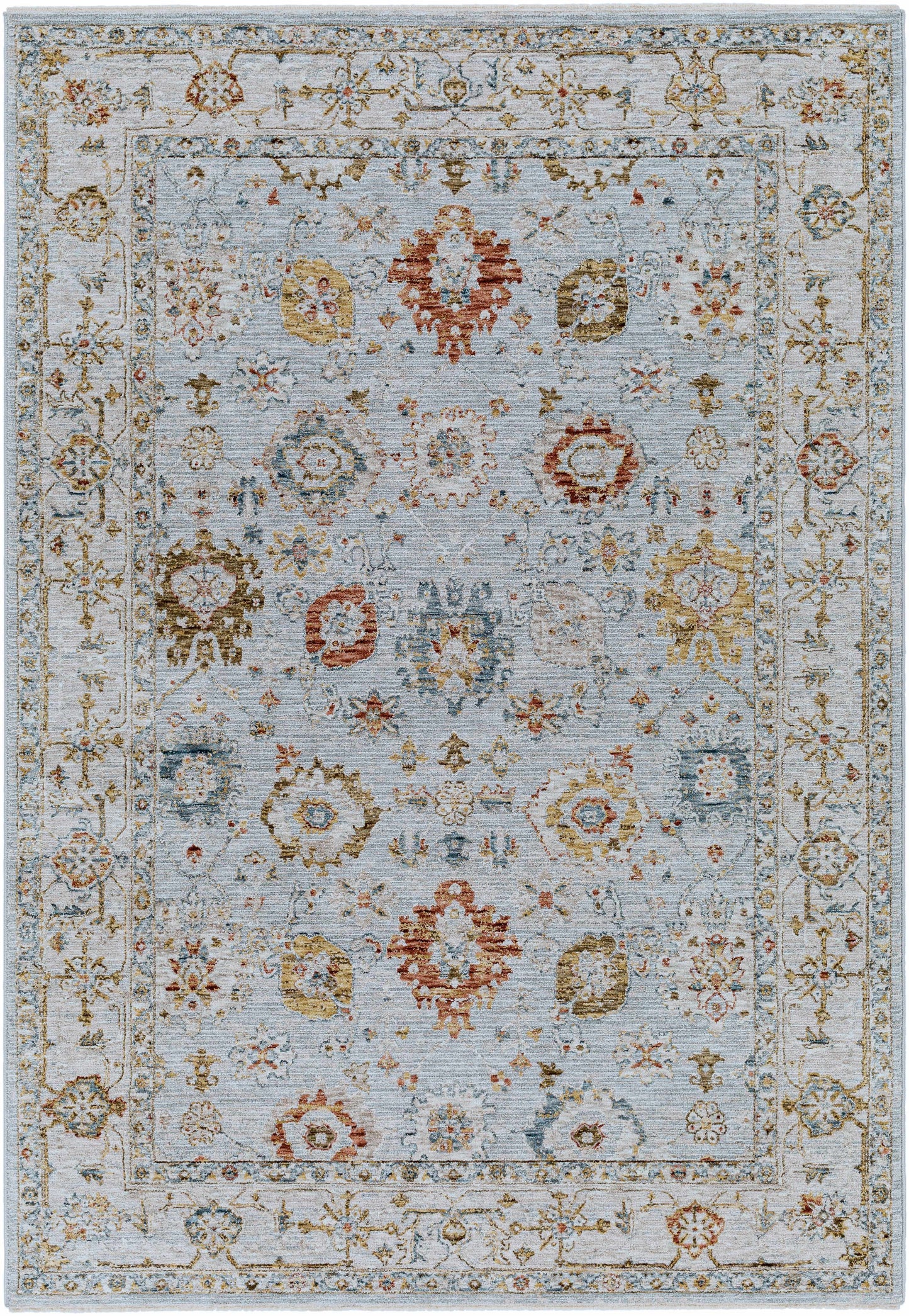 Luklukan Oushak Style Floral Rug-0