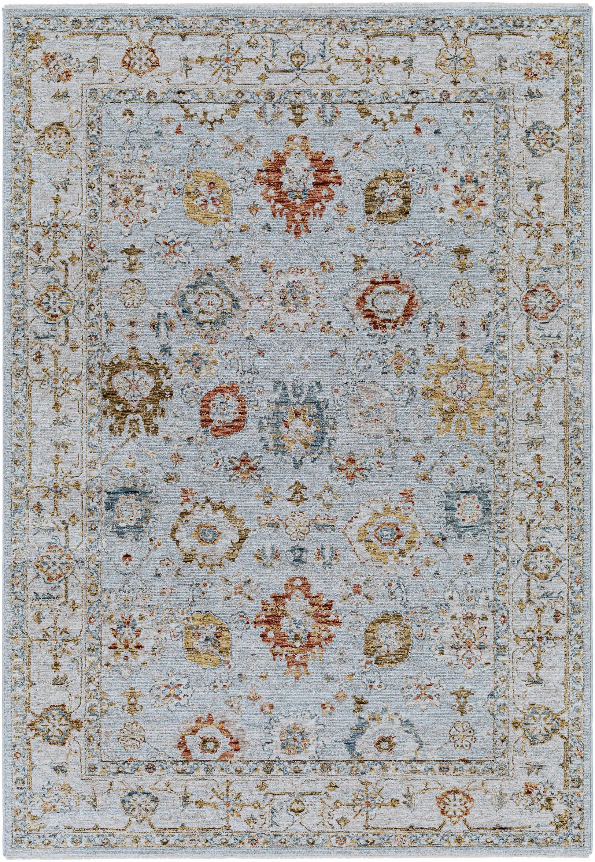 Luklukan Oushak Style Floral Rug-0