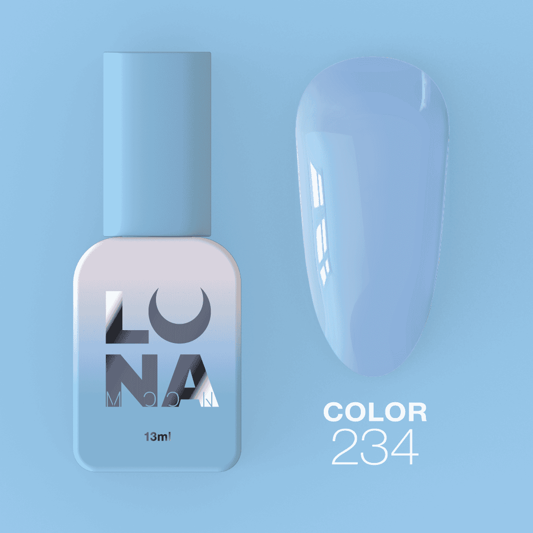 Luna - Gel polish #234 (Blue), 13ml-0