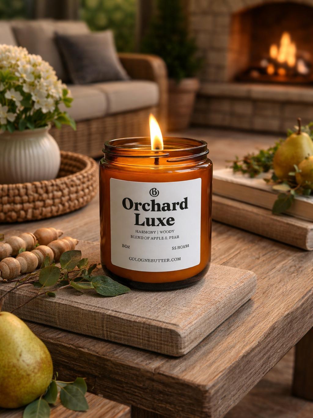 Orchid Luxe - The Luxury Orchid Floral Aroma Candle for Home Fragrance, Relaxation & Romantic Atmosphere | Cologne Butter